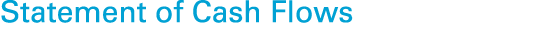 Statement of Cash Flows