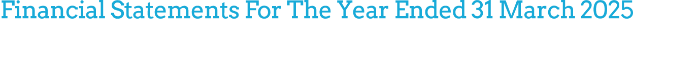 Financial Statements For The Year Ended 31 March 2025