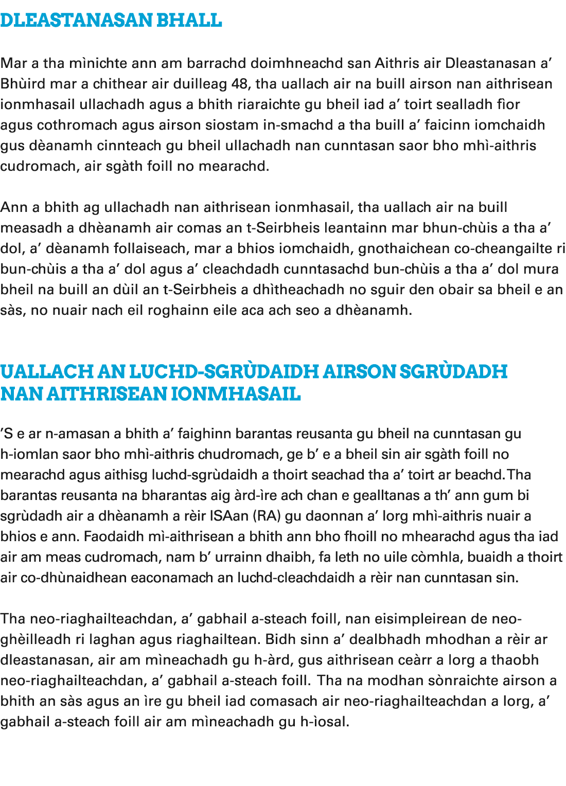 Dleastanasan bhall Mar a tha m nichte ann am barrachd doimhneachd san Aithris air Dleastanasan a’ Bh ird mar a chithe...