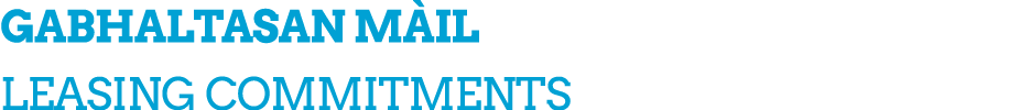 GABHALTASAN M IL LEASING COMMITMENTS