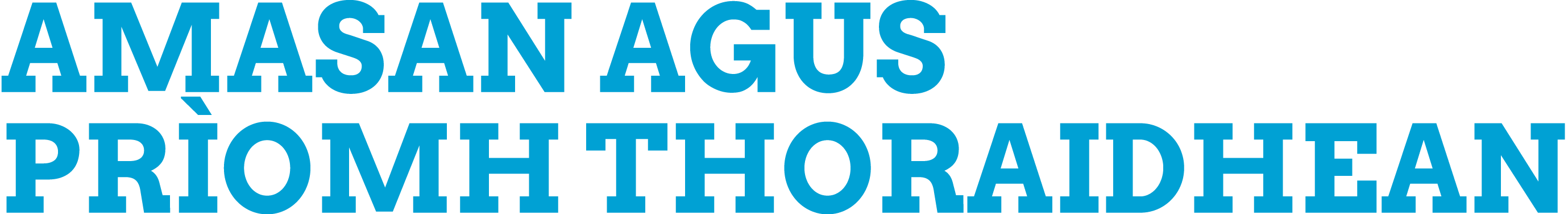 Amasan agus pr omh thoraidhean