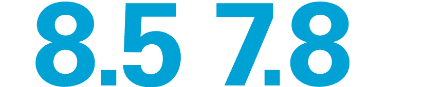  8.5 7.8