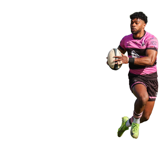 AYR, SCOTLAND - APRIL 26: Ayr's Amena Caqusau runs on to score a first half try during the Arnold Clark Men's Premiership Final match between Ayr Rugby and Watsonians at Millbrae, on April 26, 2025, in Ayr, Scotland. (Photo by Calum Chittleburgh / SNS Group)