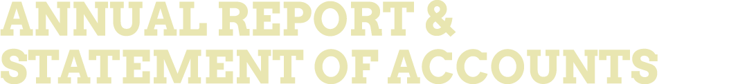 Annual report & statement of accounts