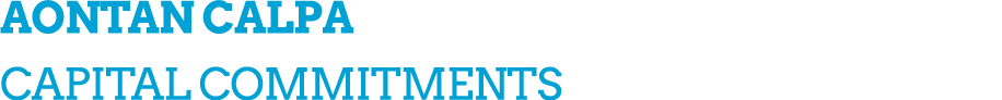 AONTAN CALPA CAPITAL COMMITMENTS